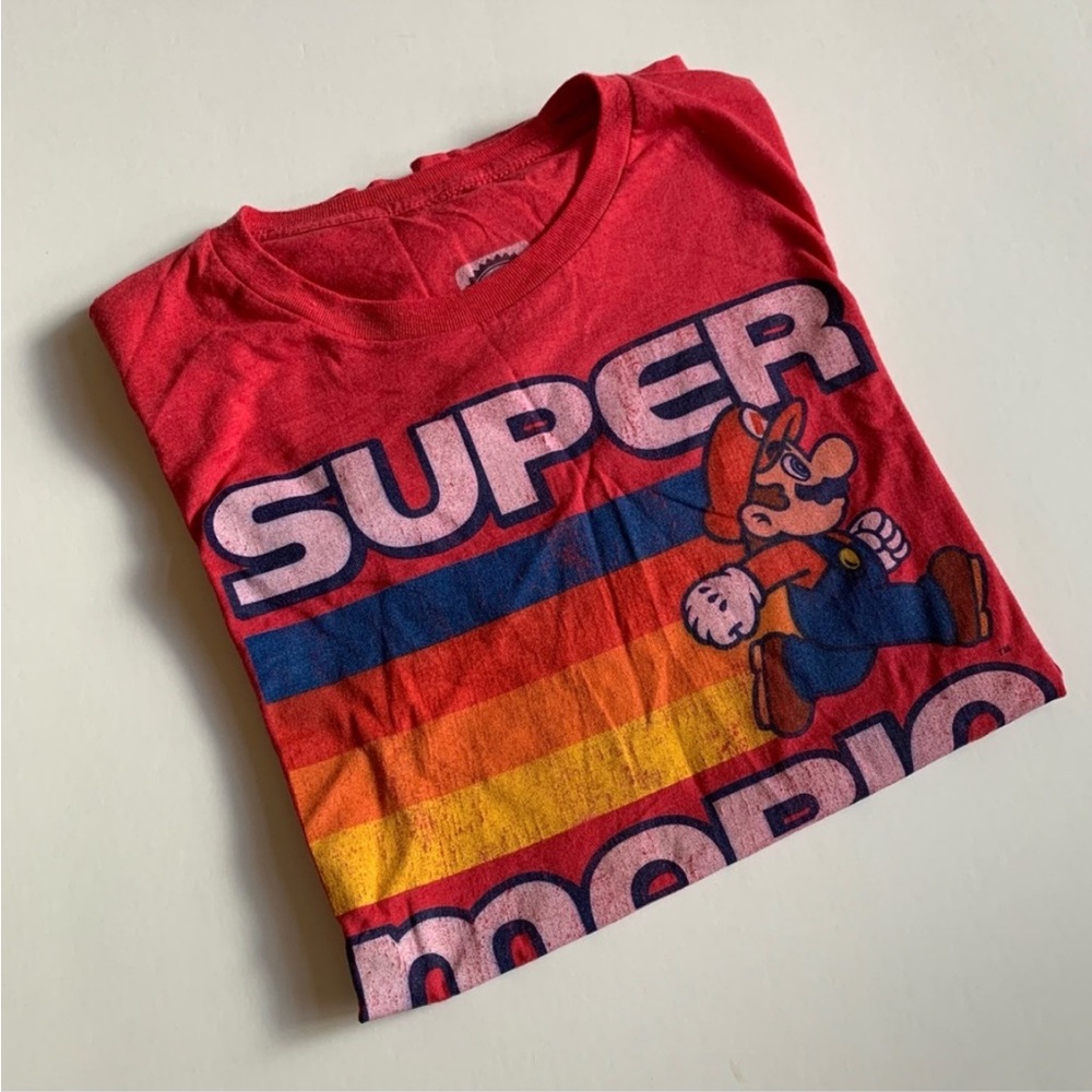 NINTENDO Super Mario Mens T-Shirt Size Large